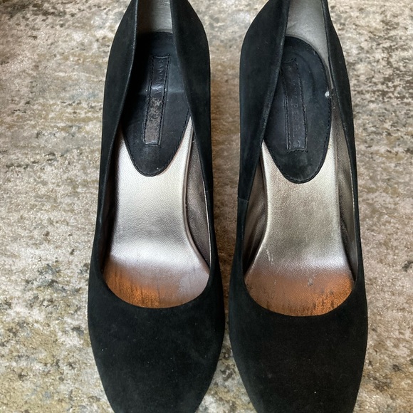 Black suede platform heels - banana republic - Picture 5 of 5